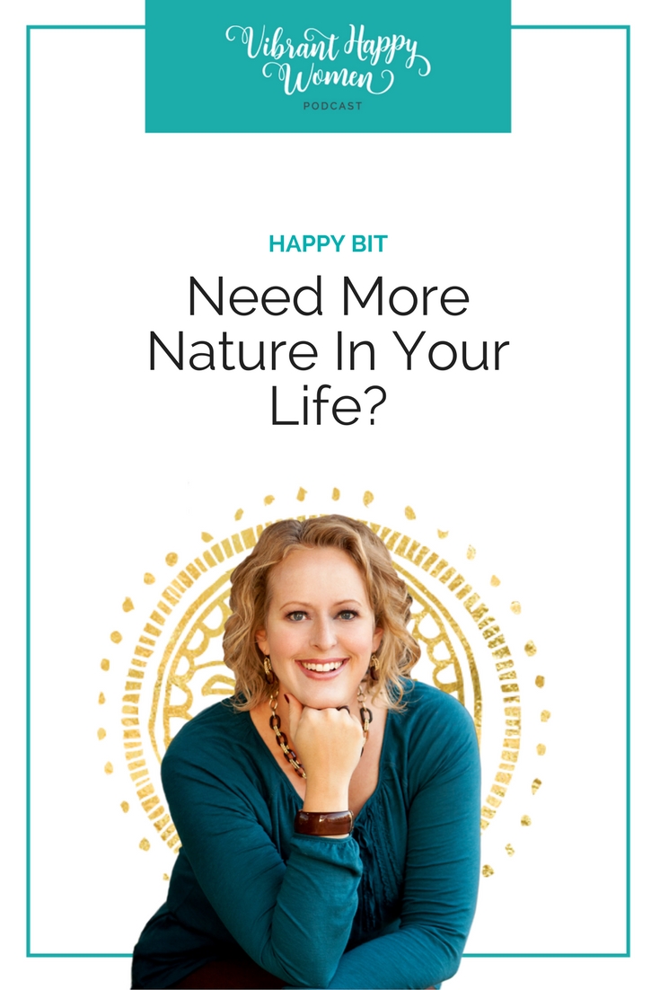 The constant GO GO GO and DO DO DO of today's busy world can leave us in a nearly permanent state of overwhelm and stress. How can we bring those cortisol levels down? Spending more time in nature is a great place to start.