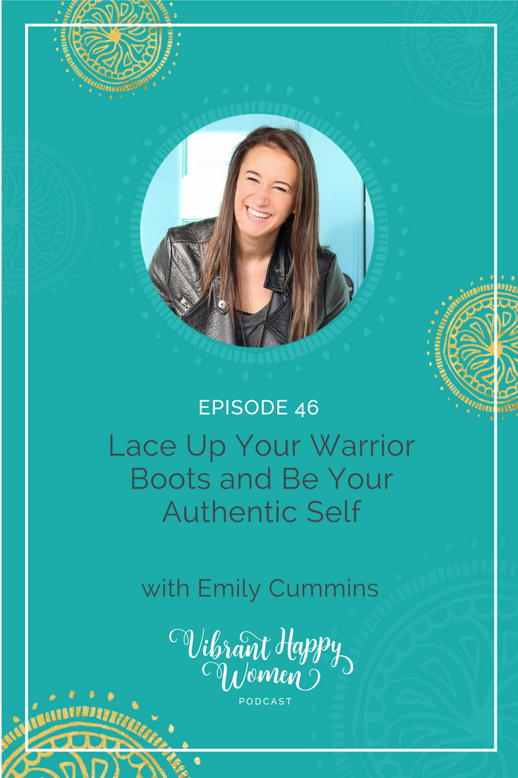 Emily Cummins had to learn to let go of perfectionism and start being vulnerable and authentic so she could be her best self. Follow her dad's advice to